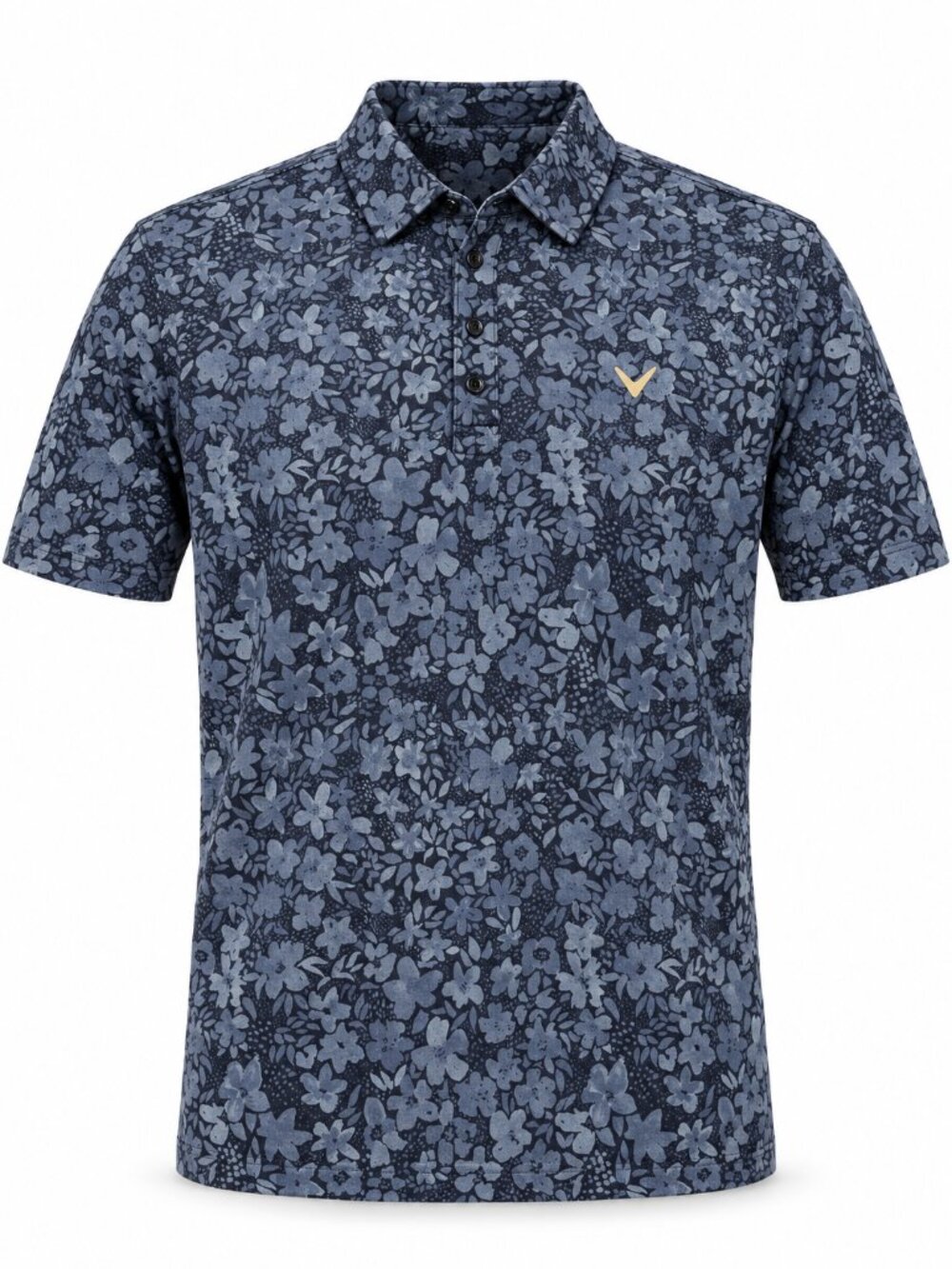 Callaway Men’s Blue Floral Opti-Dri Golf Polo Size Large